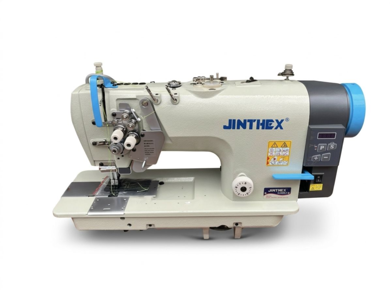 Máquina Plana de Doble Aguja Mecatrónica Jinthex JN-8750D - Mansertex
